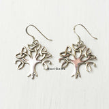 Tree Of Life Sterling Silver Earring