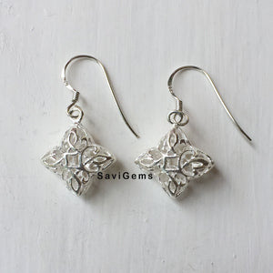 Filigree Kite Sterling Silver Earring