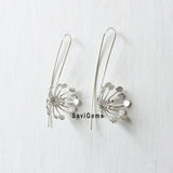 Blooming Flower Sterling Silver Earring