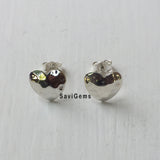 Heart Sterling Silver Stud