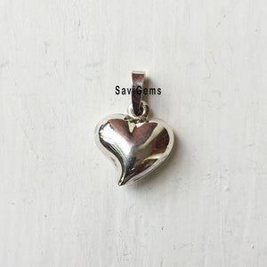 Heart Sterling Silver Pendant