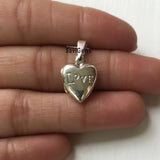 Heart Locket Sterling Silver Pendant