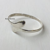 Snake Adjustable Sterling Silver Bangle