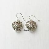 Filigree Heart Sterling Silver Earring