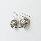 Filigree Heart Sterling Silver Earring