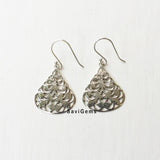 Filigree Leafy Sterling Silver Earring