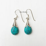 Turquoise Stylish Sterling Silver Earring