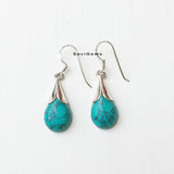 Turquoise Stylish Sterling Silver Earring