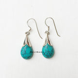 Turquoise Stylish Sterling Silver Earring