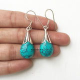 Turquoise Stylish Sterling Silver Earring