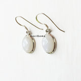 Rainbow Moonstone Sterling Silver Earring