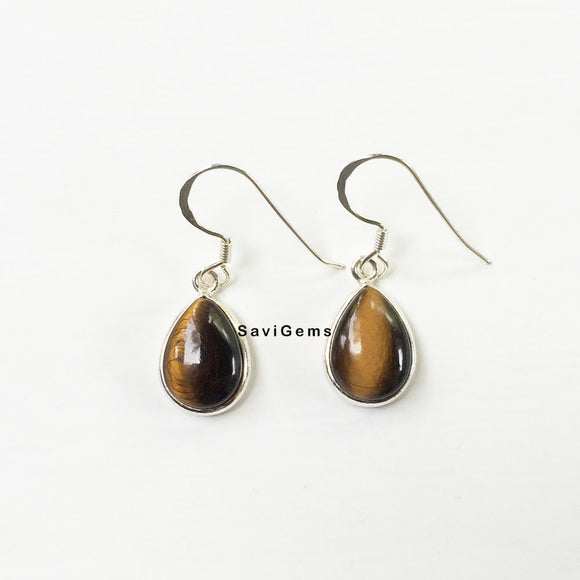 Tiger's Eye Sterling Silver Earring