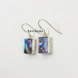 Abalone Pauva Shell 925 Sterling Silver Earring