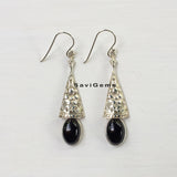 Black Onyx Bell Sterling Silver Earring