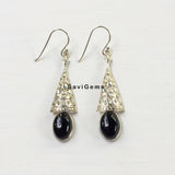 Black Onyx Bell Sterling Silver Earring