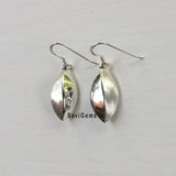 Frosted Sterling Silver Earring
