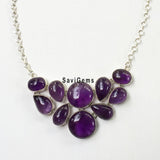 Amethyst Sterling Silver Necklace