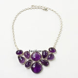 Amethyst Sterling Silver Necklace