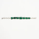 Green Onyx Sterling Silver Bracelet
