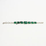 Green Onyx Sterling Silver Bracelet