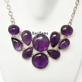 Amethyst Sterling Silver Necklace