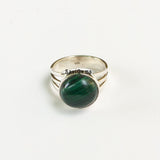 Malachite Sterling Silver Ring