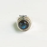 Labradorite Tribal Sterling Silver Ring