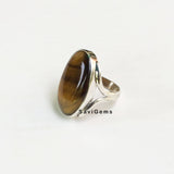 Tiger's Eye Sterling Silver Ring