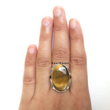 Tiger's Eye Sterling Silver Ring