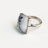 Merlinite Sterling Silver Ring