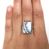 Merlinite Sterling Silver Ring