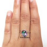 Amethyst Facetted Sterling Silver Ring