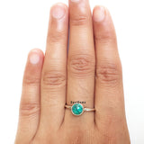 Turquoise Stacking Sterling Silver Ring