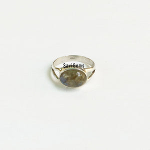 Labradorite Sterling Silver Ring
