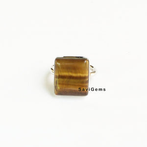 Tiger's Eye Sterling Silver Ring