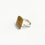 Tiger's Eye Sterling Silver Ring