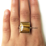 Tiger's Eye Sterling Silver Ring