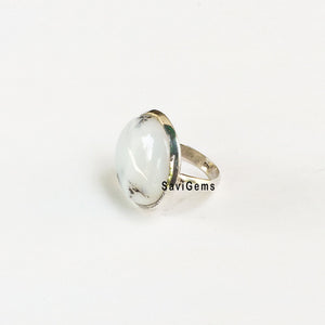 Merlinite Sterling Silver Ring
