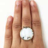 Merlinite Sterling Silver Ring