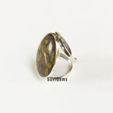 Jasper Adjustable Sterling Silver Ring