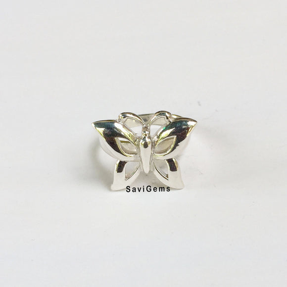 Butterfly Sterling Silver Ring