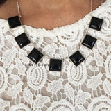 Black Onyx Sterling Silver Necklace