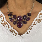 Amethyst Sterling Silver Necklace