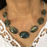 Labradorite Sterling Silver Necklace