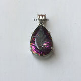 Mystic Topaz Sterling Silver Pendant