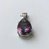 Mystic Topaz Sterling Silver Pendant