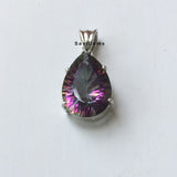 Mystic Topaz Sterling Silver Pendant