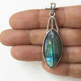 Labradorite Sterling Silver Pendant