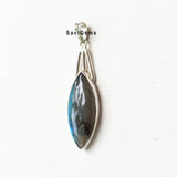 Labradorite Sterling Silver Pendant