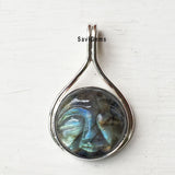 Labradorite Sterling Silver Pendant